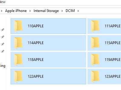 apple iphone internal storage dcim